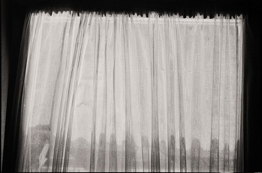layer sheer curtains in steps