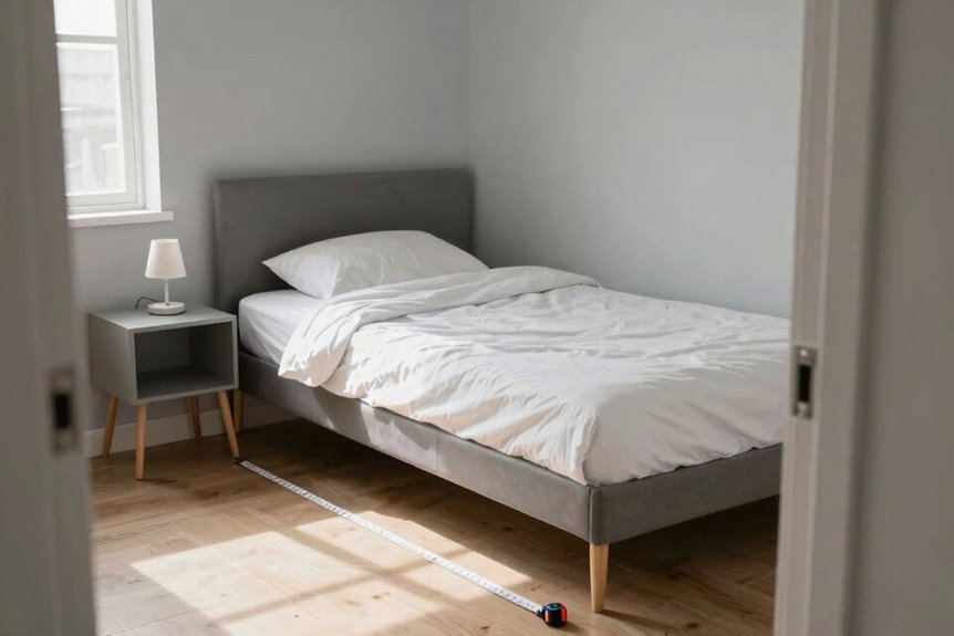 10 Steps to Organize a Small Bedroom That Actually Work 3 measure space place bed precisely