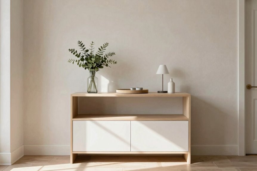 5 Steps to Decorate Your Entryway 4 measure then choose slim functional storage