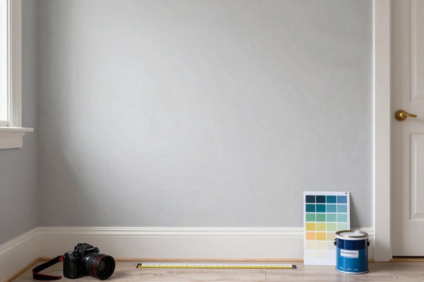 How Many Cans of Paint for a Small Bedroom? 4 measure wall area before painting