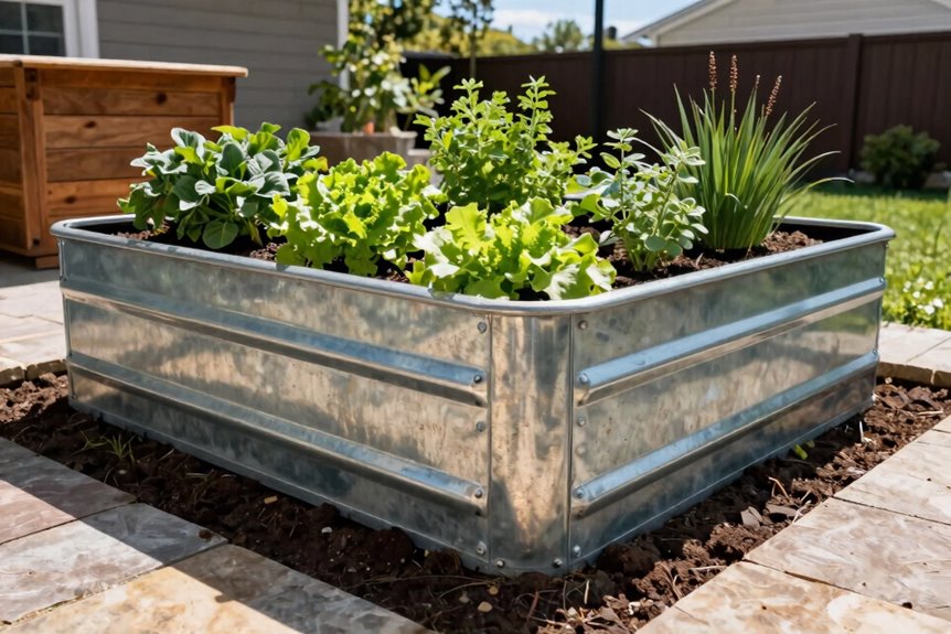 5 Pros and Cons of Metal Raised Garden Beds to Know Before You Buy 3 metal beds heat soil use mulch strategies