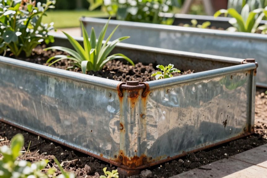 Are Metal Raised Beds Safe? 2 modern galvanized beds safe key cautions