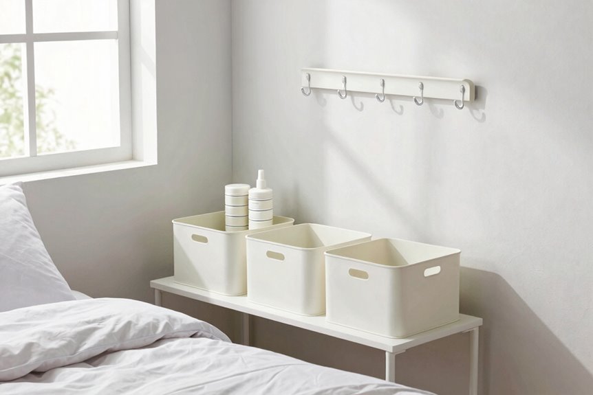 10 Steps to Organize a Small Bedroom That Actually Work 8 nightstand command center setup