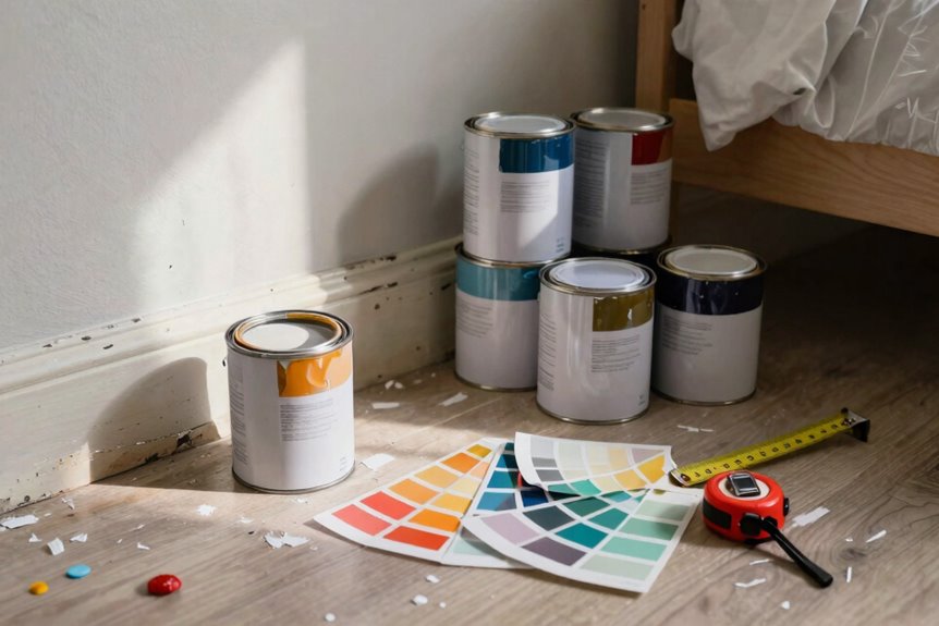 How Many Cans of Paint for a Small Bedroom? 5 paint coverage reality plan for two coats