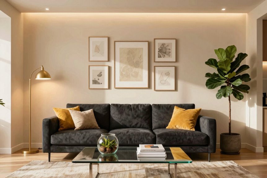 10 Tips to Decorate Your Apartment Living Room 5 peel and stick wall decor freedom