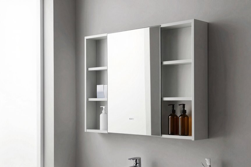 10 Smart Ways to Maximize Bathroom Space 8 recessed cabinet wall spaced storage