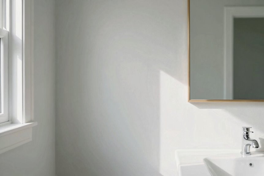 soft white walls airy space