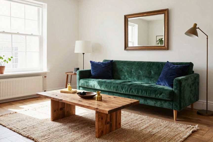 7 Apartment Decor on a Budget Tips That Actually Work 4 solid wood dresser found cheaply thrifted