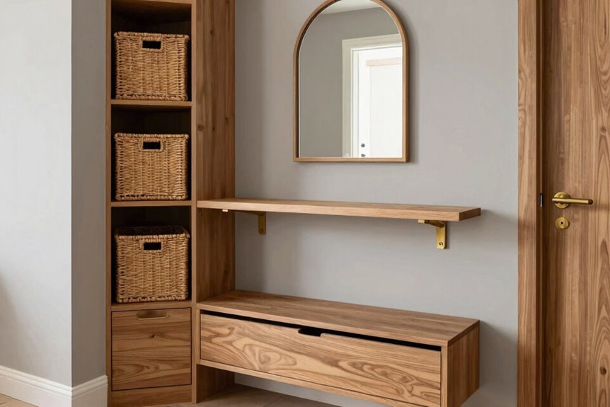 5 Steps to Decorate Your Entryway 6 space saving foyer mirrors brighten