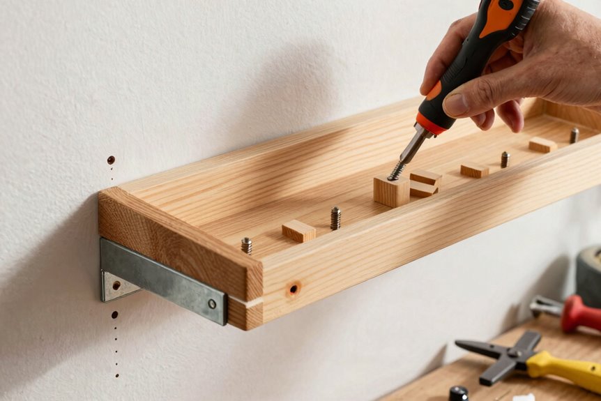 7 Steps to Make a Shoe Rack From Scratch 8 studio grade stud mounted shoe rack securely anchored