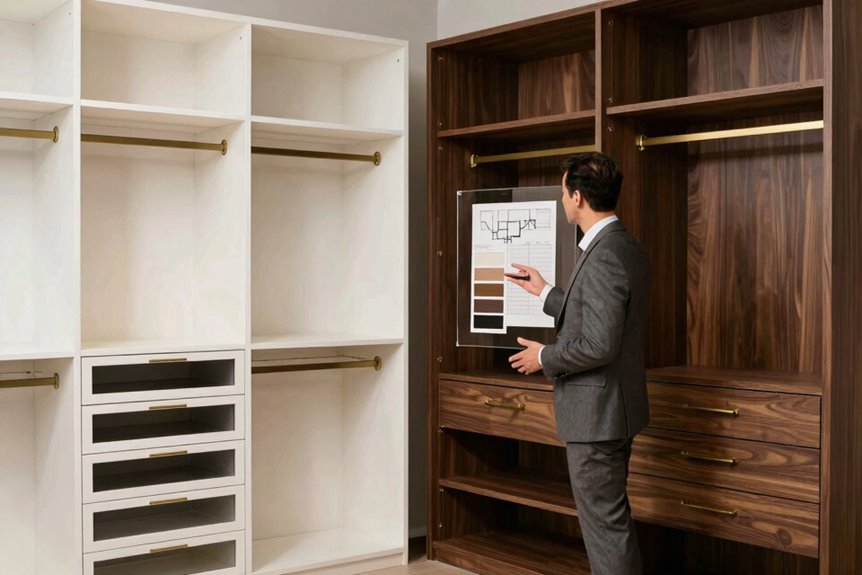 10 Ways Classy Closets Vs California Closets Stack up 3 three dimensional closet consultation showdown