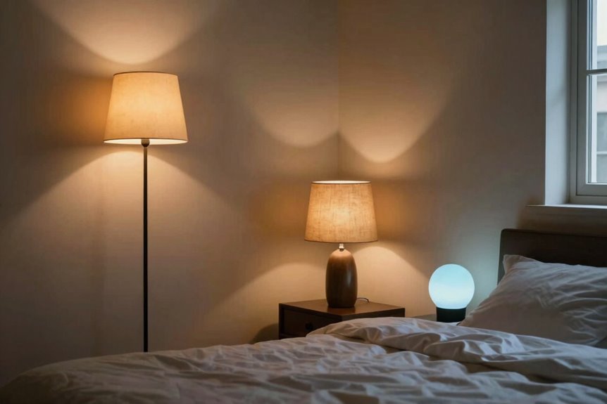 How to Light a Bedroom With No Overhead Lighting—A Complete Guide 4 vary lamp heights for depth