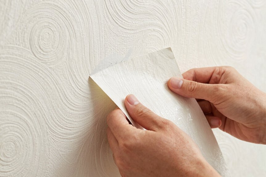 wallpapered walls smooth texture prep