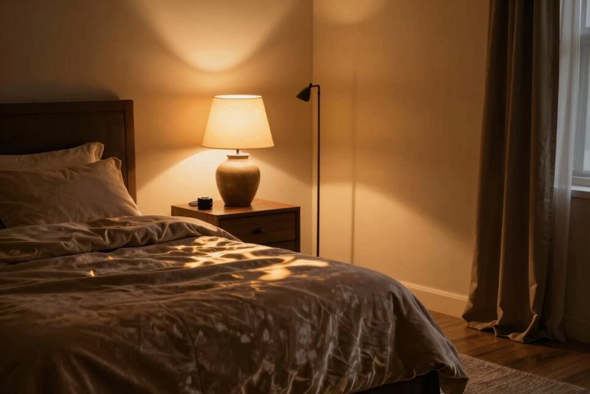 How to Light a Bedroom With No Overhead Lighting—A Complete Guide 9 warm cozy warm white lighting balance