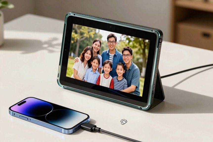 How Do Electronic Picture Frames Work? 3 wi fi photo transfer steps
